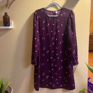 Old Navy Plum Floral Dress